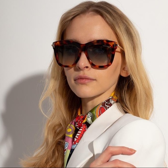 NEW TOM FORD DASHA TF822 56E WOMEN’S SUNGLASSES TOM FORD FT0822/S 56E - Picture 2 of 11